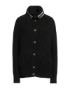 Emporio Armani Woman Coat Black Size 4 Polyimide, Alpaca Wool, Wool