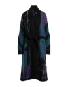 Emporio Armani Woman Coat Purple Size 6 Mohair Wool, Polyamide In Purple