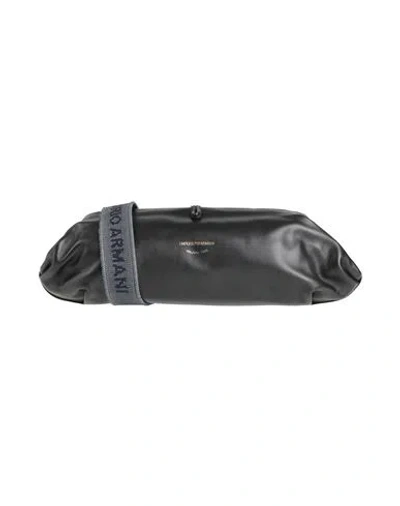 Emporio Armani Woman Cross-body Bag Black Size - Leather
