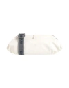 Emporio Armani Woman Cross-body Bag Cream Size - Leather In White