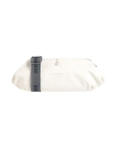 Emporio Armani Woman Cross-body Bag Cream Size - Leather In White