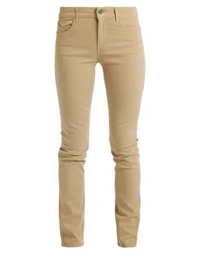 Emporio Armani Woman Denim Pants Beige Size 26 Cotton, Elastane