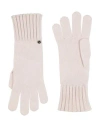 Emporio Armani Woman Gloves Blush Size L Wool, Polyester, Polyamide