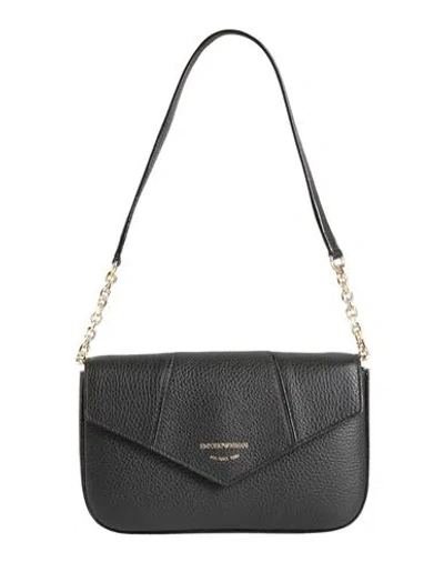 Emporio Armani Woman Handbag Black Size - Leather
