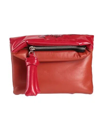 Emporio Armani Woman Handbag Red Size - Polyester