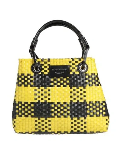 Emporio Armani Woman Handbag Yellow Size - Plastic