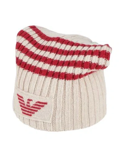 Emporio Armani Woman Hat Beige Size S/m Wool, Polyamide In Beige