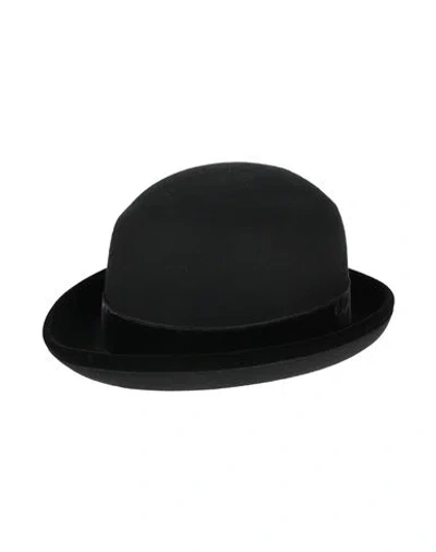 Emporio Armani Woman Hat Black Size 7 ¼ Wool, Polyamide