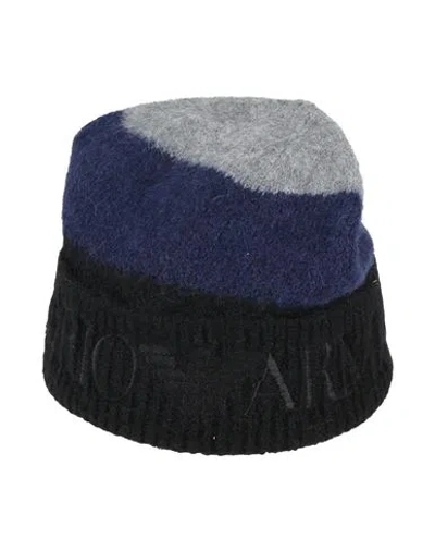 Emporio Armani Woman Hat Black Size S/m Alpaca Wool, Polyamide