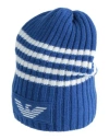 Emporio Armani Woman Hat Blue Size S/m Wool, Polyamide In Blue