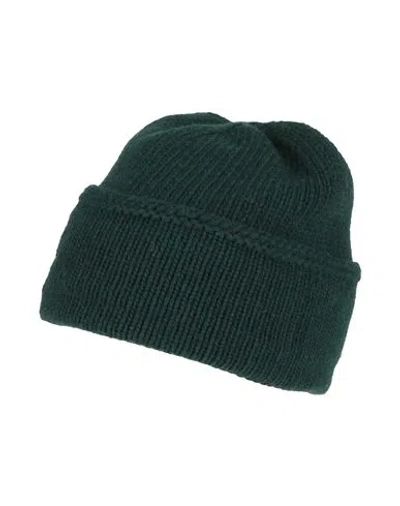 Emporio Armani Woman Hat Dark Green Size S Wool