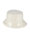 Emporio Armani Woman Hat Ivory Size 7 ⅜ Wool, Polyamide, Viscose, Polyester, Acrylic In White