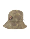 Emporio Armani Woman Hat Military Green Size 7 Polyester In Green