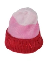 Emporio Armani Woman Hat Pink Size M/l Alpaca Wool, Polyamide