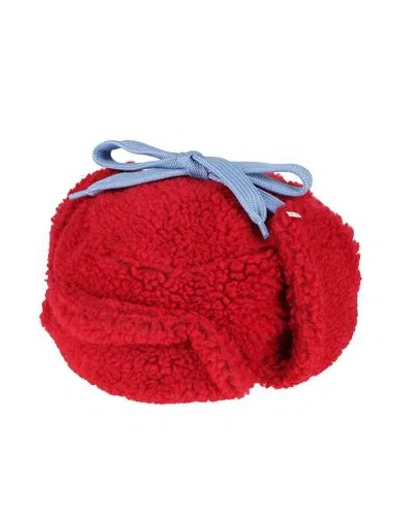 Emporio Armani Woman Hat Red Size 7 ⅛ Polyester, Acrylic