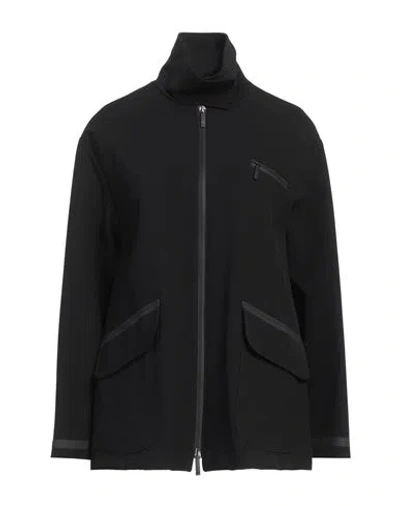 Emporio Armani Woman Jacket Black Size 8 Polyamide, Elastane
