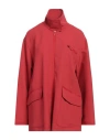 Emporio Armani Woman Jacket Red Size 6 Polyamide, Elastane In Red