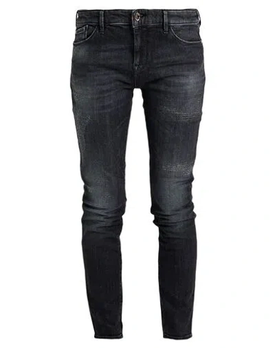 Emporio Armani Woman Jeans Black Size 25 Cotton, Elastane