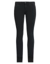 Emporio Armani Woman Jeans Black Size 25 Cotton, Polyamide, Elastane In Black