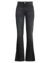 Emporio Armani Woman Jeans Black Size 30 Cotton