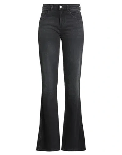 Emporio Armani Woman Jeans Black Size 30 Cotton