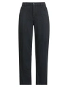 Emporio Armani Woman Jeans Black Size 30 Lyocell, Linen In Black