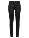 EMPORIO ARMANI EMPORIO ARMANI WOMAN JEANS BLACK SIZE 32 COTTON, ELASTOMULTIESTER, ELASTANE