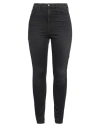 Emporio Armani Woman Jeans Black Size 32 Cotton, Modal, Elastomultiester, Elastane In Black