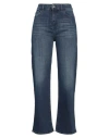 Emporio Armani Woman Jeans Blue Size 26 Cotton, Elastane In Blue