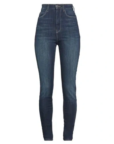Emporio Armani Woman Jeans Blue Size 26 Cotton, Polyester, Elastane