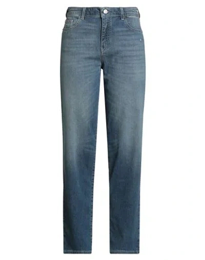 Emporio Armani Woman Jeans Blue Size 29 Cotton, Elastane
