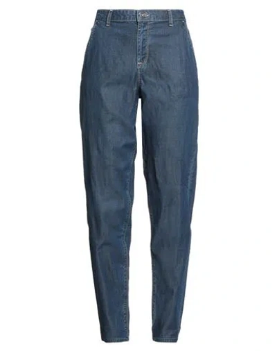 Emporio Armani Woman Jeans Blue Size 29 Lyocell, Cotton, Elastane