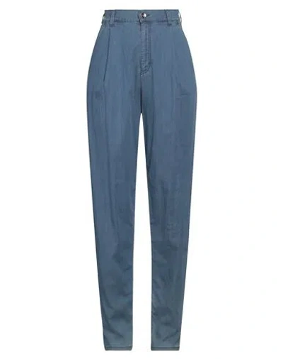 Emporio Armani Woman Jeans Blue Size 29 Cotton, Elastane