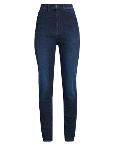 Emporio Armani Woman Jeans Blue Size 30 Cotton, Modal, Elastomultiester, Elastane