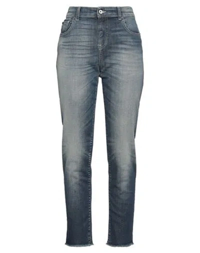 Emporio Armani Woman Jeans Blue Size 31 Cotton, Elastane