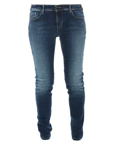 Emporio Armani Woman Jeans Blue Size 31 Cotton, Elastane