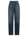Emporio Armani Woman Jeans Blue Size 32 Cotton In Blue