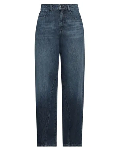 Emporio Armani Woman Jeans Blue Size 32 Cotton