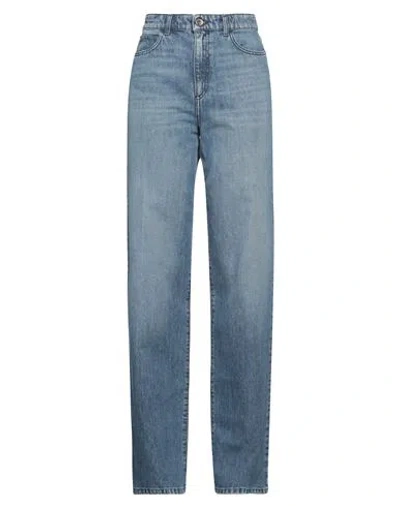 Emporio Armani Woman Jeans Blue Size 32 Cotton