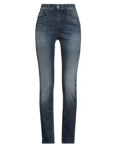Emporio Armani Woman Jeans Blue Size 32 Cotton, Elastane