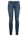 EMPORIO ARMANI EMPORIO ARMANI WOMAN JEANS BLUE SIZE 32 COTTON, ELASTANE, POLYESTER