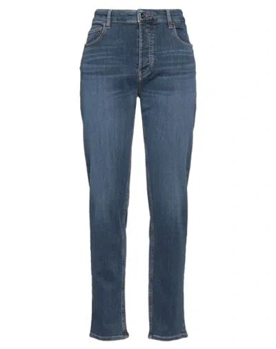 Emporio Armani Woman Jeans Blue Size 32 Cotton, Polyester, Elastane