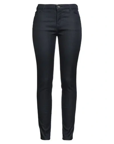 Emporio Armani Woman Jeans Blue Size 32 Cotton, Polyester, Elastane