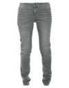 Emporio Armani Woman Denim Pants Grey Size 24 Cotton, Polyester, Elastane In Grey