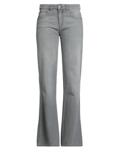 Emporio Armani Woman Jeans Grey Size 28 Cotton