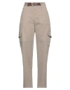 Emporio Armani Woman Jeans Light Brown Size 31 Cotton, Elastane In Beige