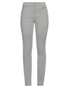 Emporio Armani Woman Jeans Light Grey Size 27 Cotton, Elastane