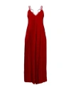 Emporio Armani Woman Jumpsuit Red Size 10 Viscose, Cupro In Red