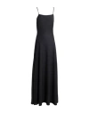 Emporio Armani Woman Maxi Dress Black Size 12 Polyester, Elastane