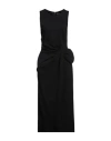 Emporio Armani Woman Maxi Dress Black Size 12 Viscose, Polyamide, Elastane
